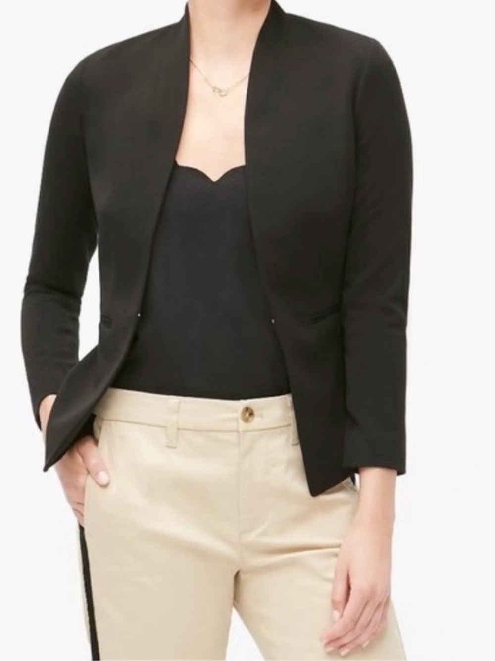 J. Crew Factory Broadway Blazer – Black – Size 6 – NWT - Picture 5 of 10